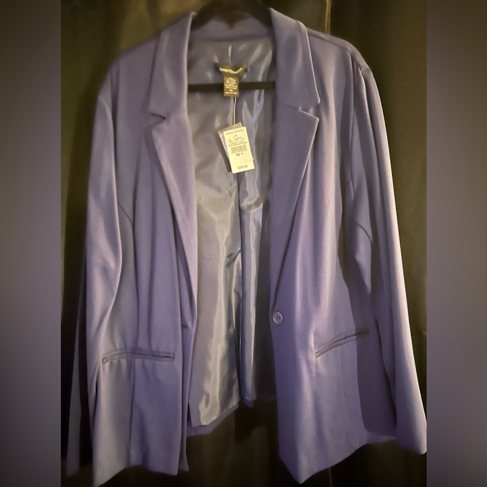Ashley Stewart blue blazer